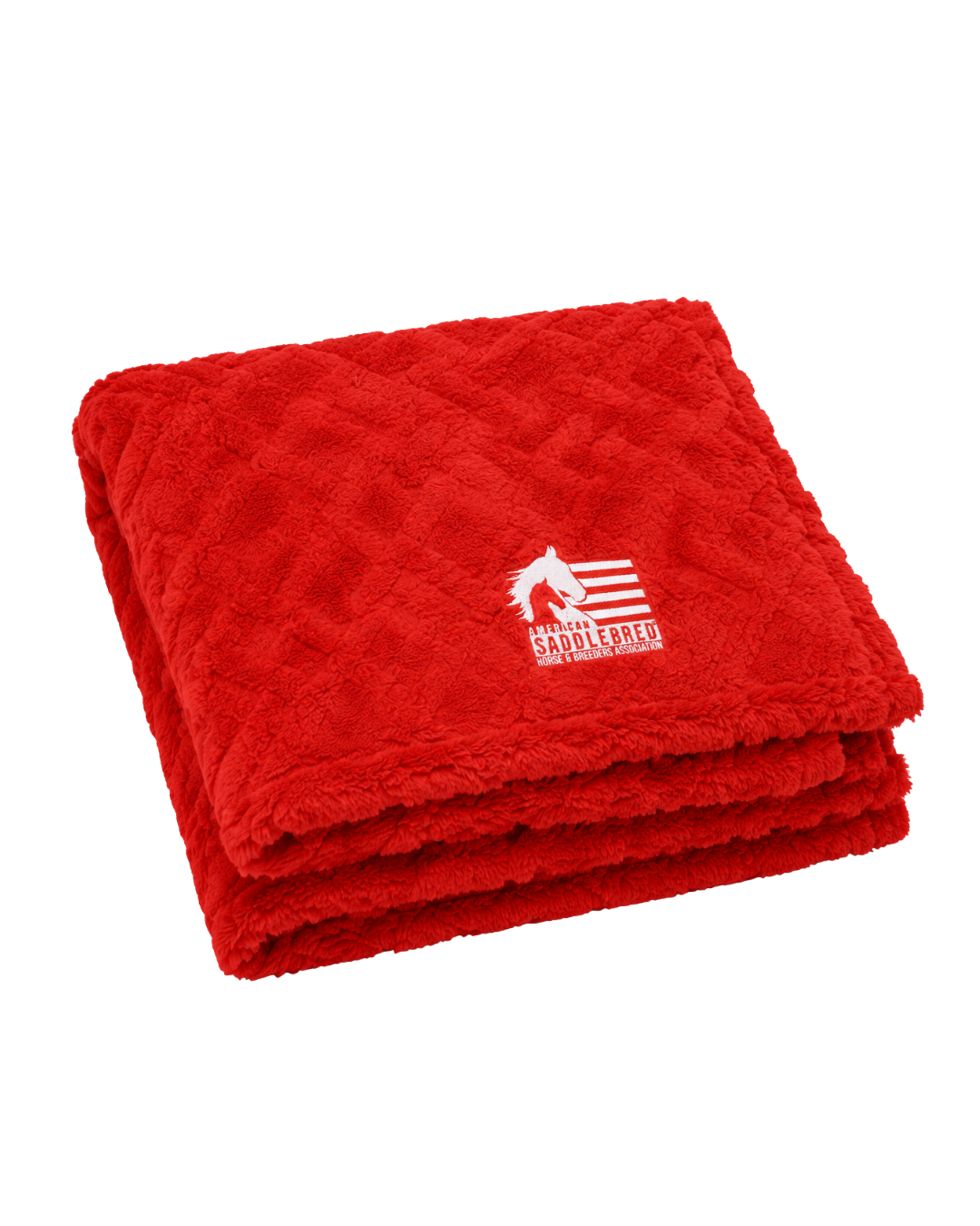 Red ASHBA Stitched Blanket