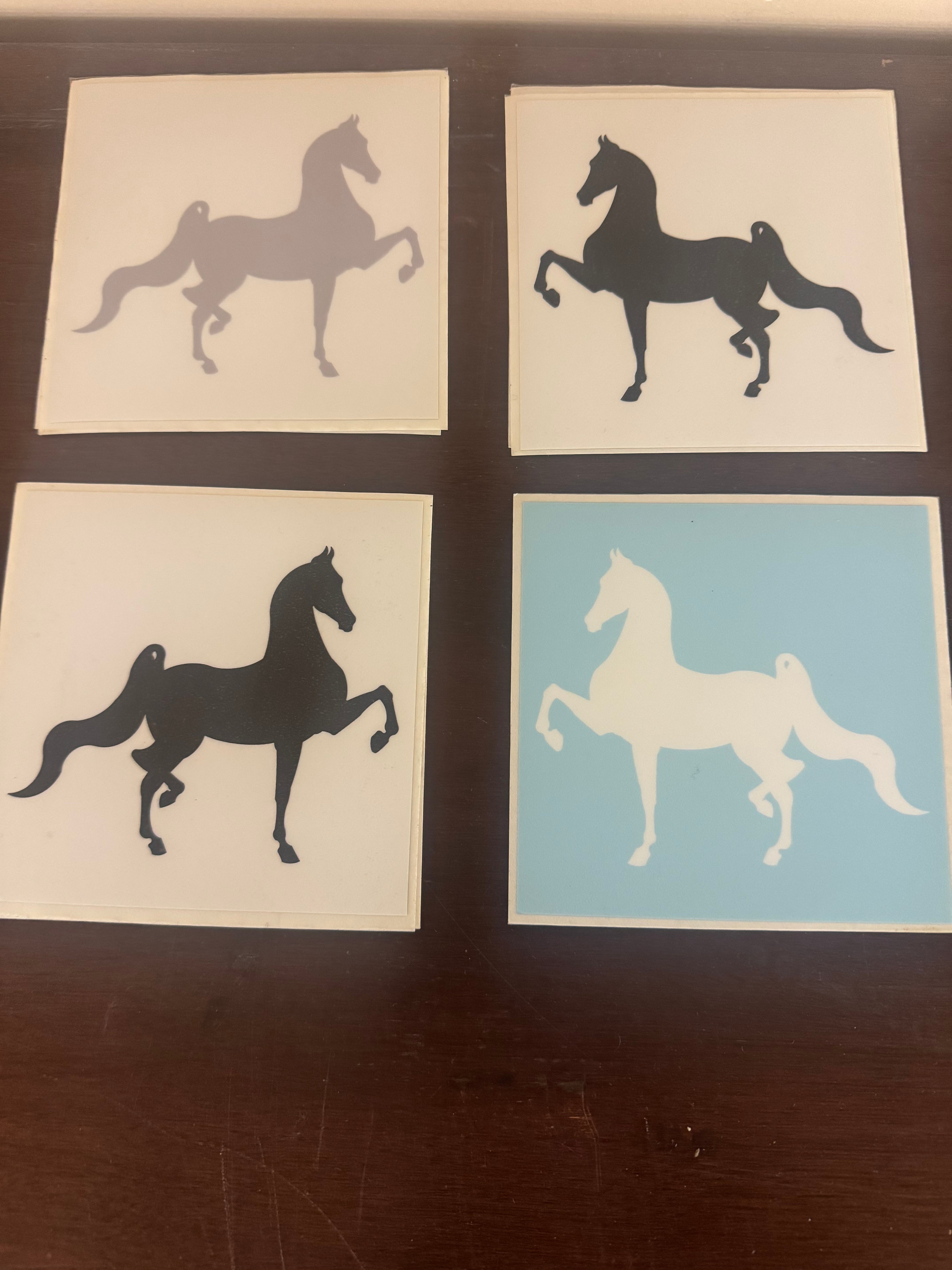 ASHBA Saddlebred Car Decal