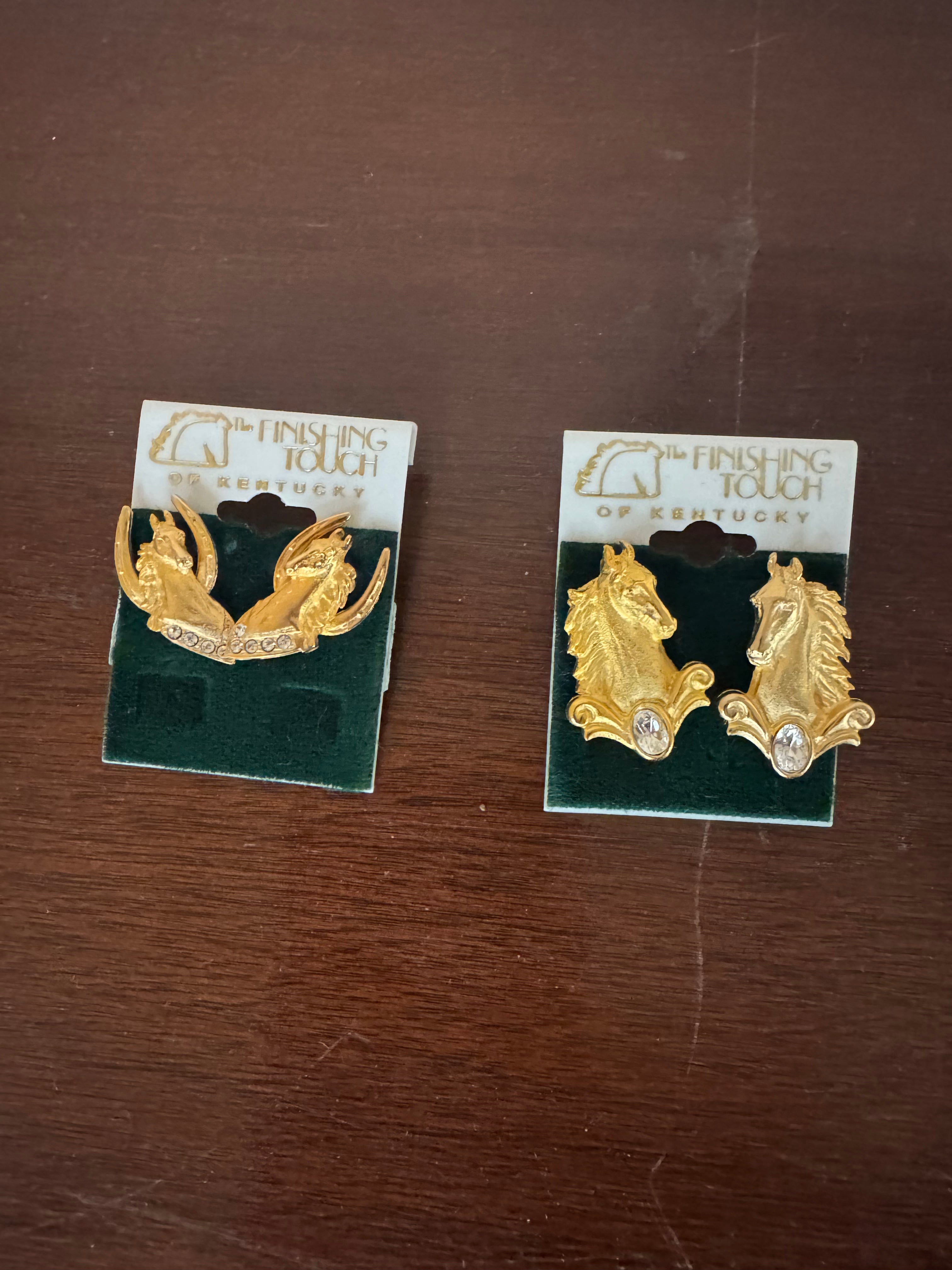 ASHBA Horse Earrings