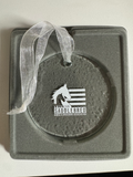 ASHBA Hammered Glass Ornament