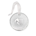 ASHBA Hammered Glass Ornament