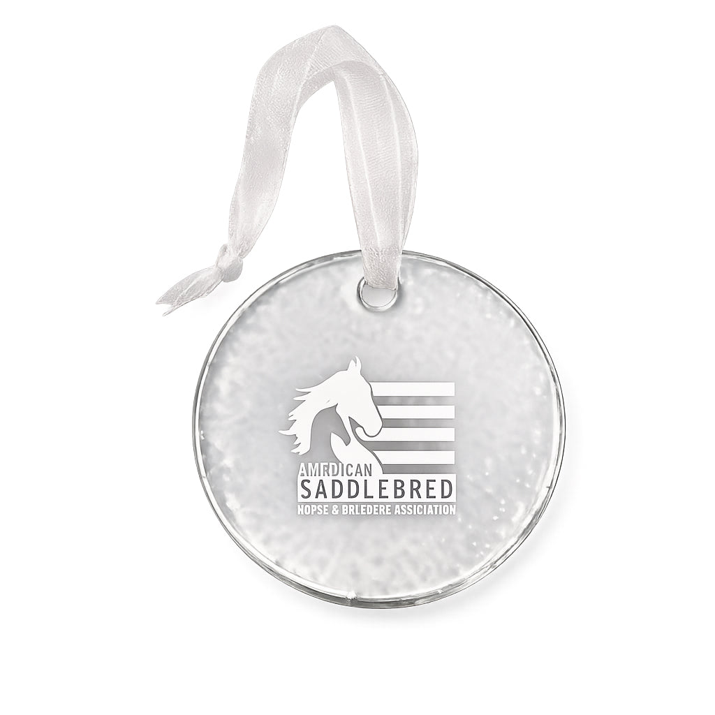 ASHBA Hammered Glass Ornament