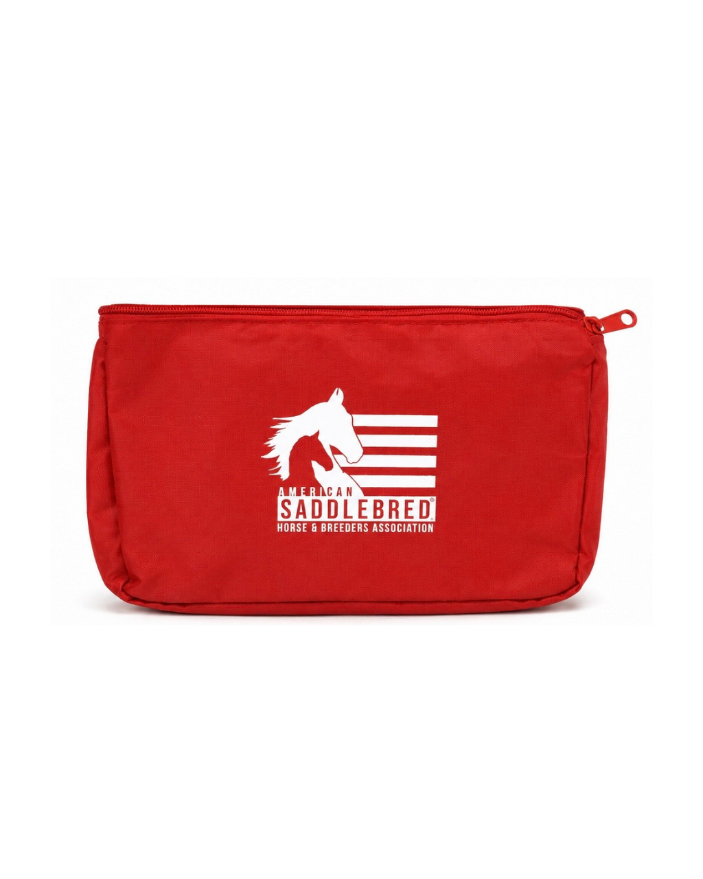 Red ASHBA Makeup Pouch