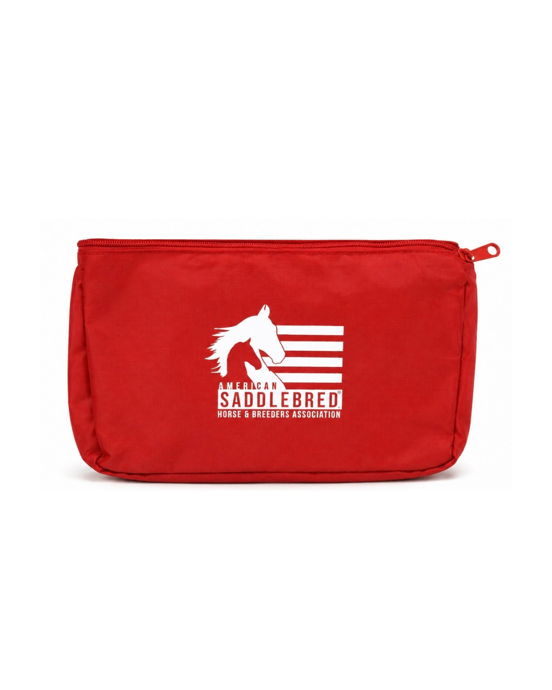 Red ASHBA Makeup Pouch