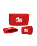 Red ASHBA Makeup Pouch
