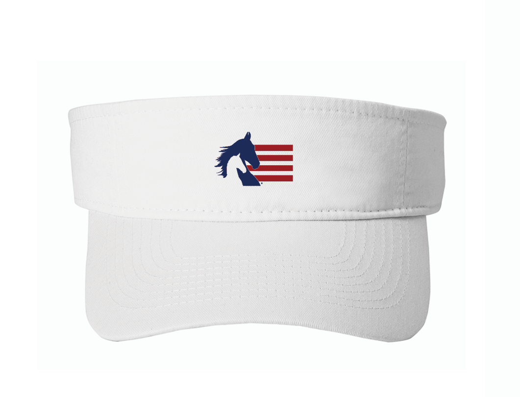 White ASHBA Visor